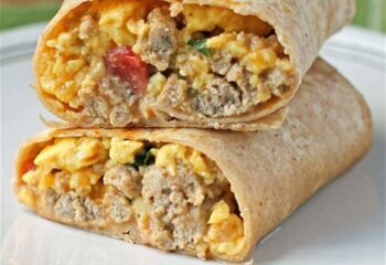 Rotating Breakfast-Turkey Breakfast Burritos